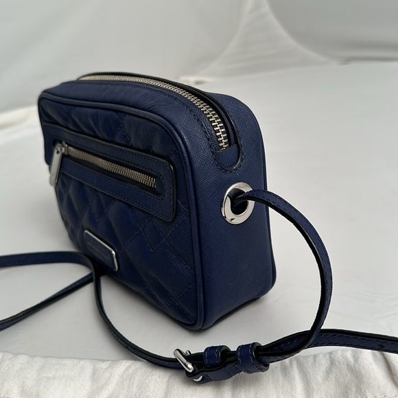 Marc by Marc Jacobs Sally Mineral Blue quilted Saffiano leather crossbody bag - Picture 2 of 15